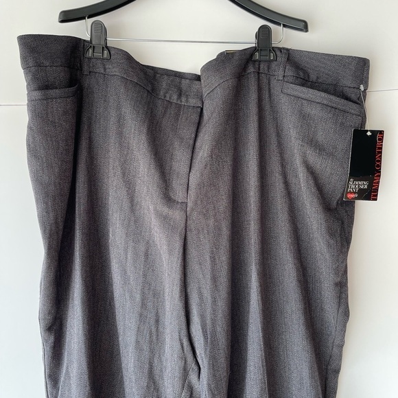 NWT! ($60) Avenue Women's Tummy Control Trouser Pants Petite Women Plus Size 32P - Picture 6 of 14